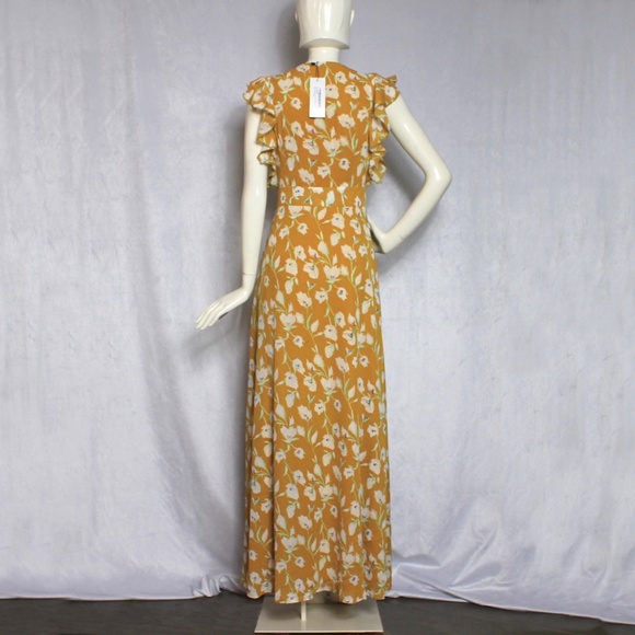 Floral Frill Maxi Dress - Picture 2 of 6